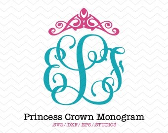 Free Free 85 Princess Monogram Svg SVG PNG EPS DXF File