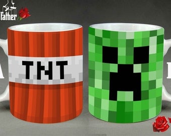 TNT game minecraft - green creeper minecraft MUG - Coffee Cup, Cute Mug ...