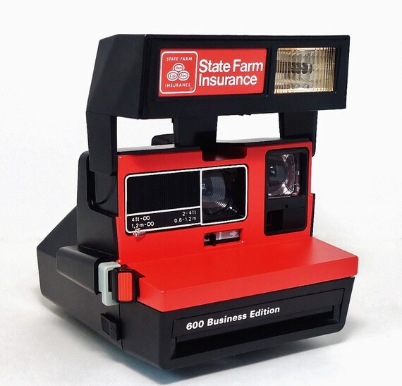 Vintage POLAROID 600 Business Edition Camera State Farm Vintage POLAROID 600 Business Edition Camera State Farm