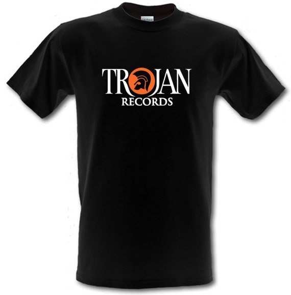 trojan record t shirt