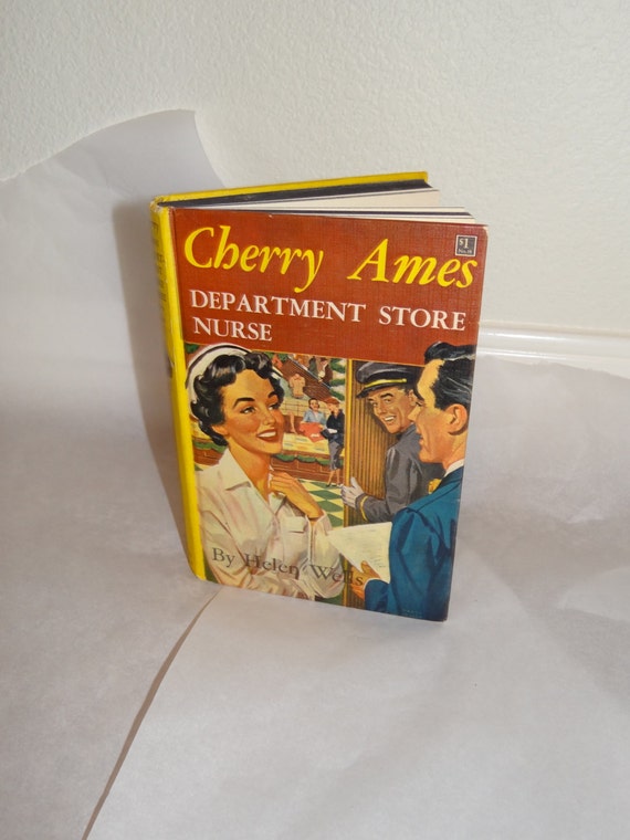Vintage CHERRY AMES #11 NIGHT SUPERVISOR 1950 Yellow Spine Vintage CHERRY AMES #11 NIGHT SUPERVISOR 1950 Yellow Spine