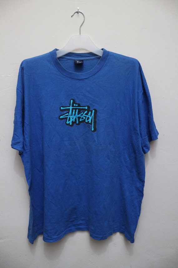 blue stussy jumper