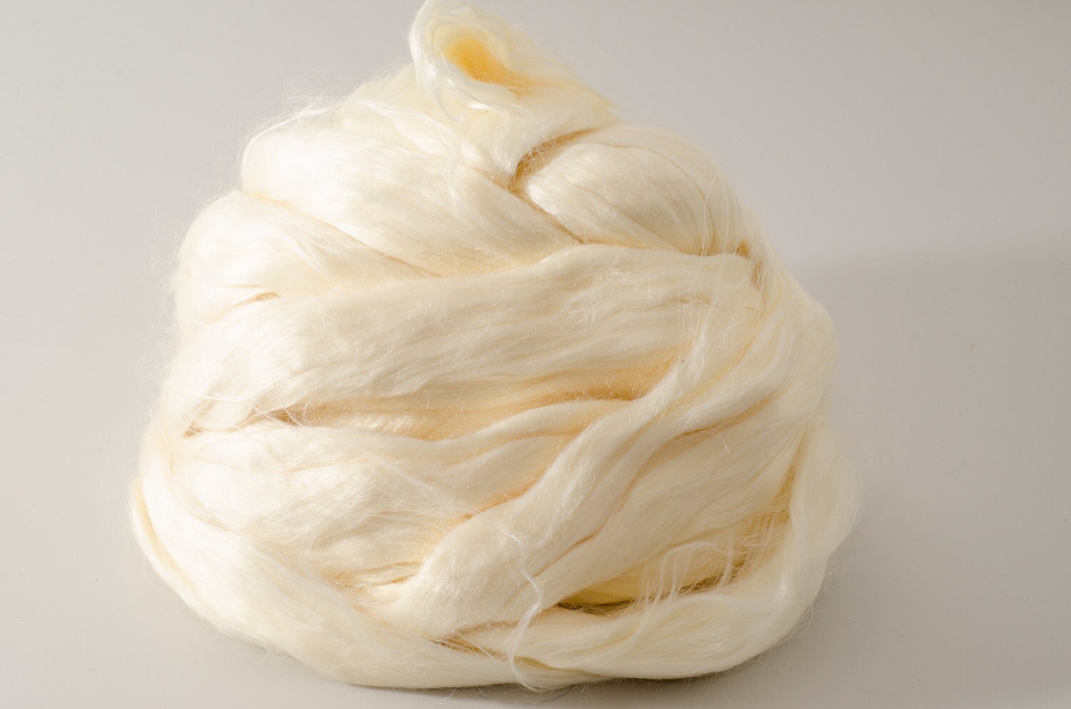 Destash 8oz SOY SILK fiber for spinning