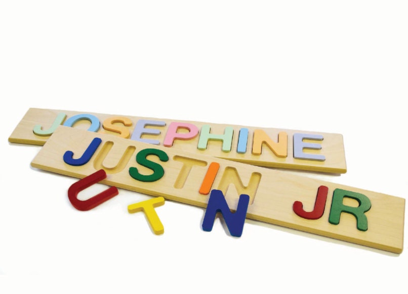 Children's Personalized Wooden Name Puzzle: by superflykidz