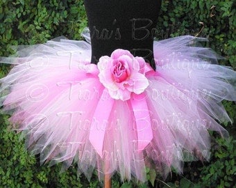 Pink Tutu, Newborn Photo Prop Tutu, Girls Tutu Skirt, Pink Powder Pixie Sewn Tutu, 1st Birthday Tutu, Baby Tutu, Toddler Tutu, Birthday Tutu
