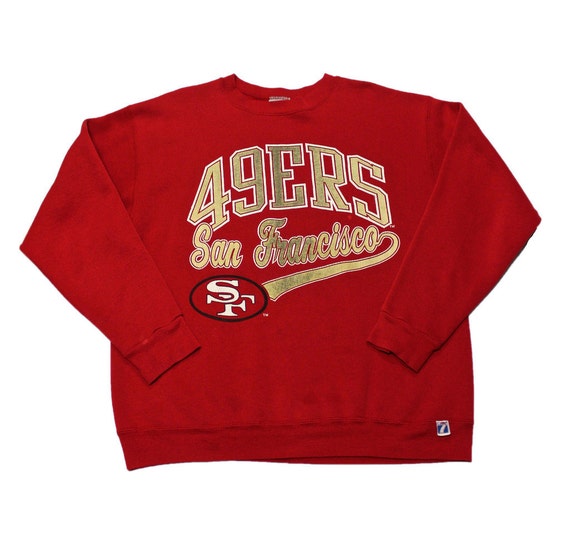 Vintage Logo 7 1980s San Francisco 49ers Crewneck Sweatshirt
