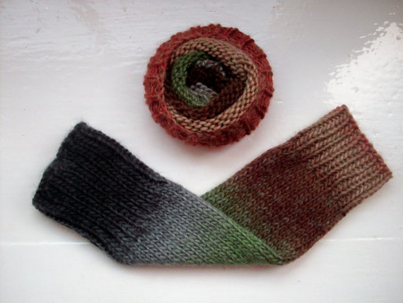 child's leg warmers, wool, fun, woodland colours, warm, 