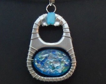 Ann-Made Pop Top Pendant - Silver Scat