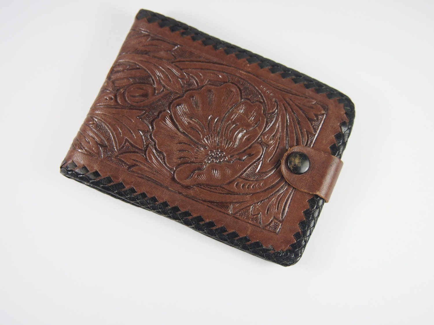 Vintage 50s 60s Tooled Genuine Leather Wallet Billfold Mexico – Haute Juice