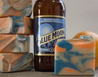 Blue Moon Citrus Grove | Beer Soap | Made with Blue Moon Beer | Gifts for Men | Fatty's Soap Co.