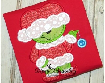 Christmas Pajamas - Santa Christmas Pajamas - Green Santa Pajamas- Childrens Pajamas- Girls Christmas Pajama - Boys Christmas Pajama