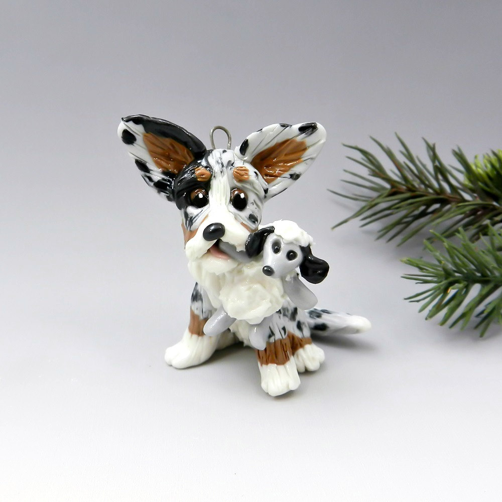 Cardigan Welsh Christmas Ornament Figurine Sheep