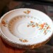 4 Vintage Swinnertones Majestic Vellum tea cup plates Autumn leaves, orange leaves plate,fall plates
