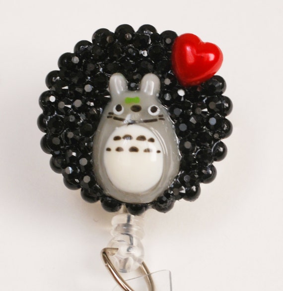 My Neighbor Totoro ID Badge Reel RN ID Badge Holder Zipperedheart