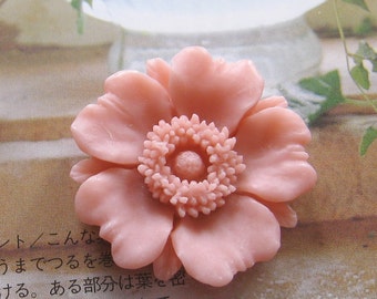 32mm - Large Chrysanthemum Cabochon - 2 pcs (CA833)