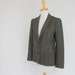70's Wool Boyfriend Jacket / Blazer / Gray / XSmall to Small