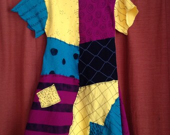 Sally Dress Nightmare Before Christmas Child Size 2 4 6 8 10 12 14 costume or daily wear