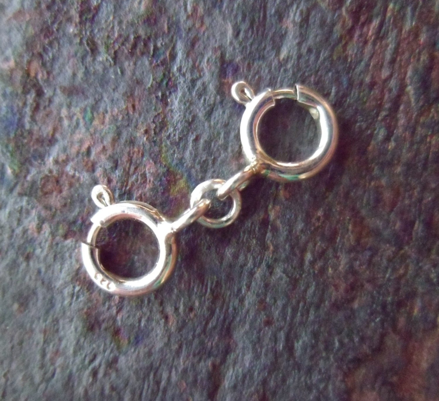 5/8 Jewelry Connector .925 Sterling Silver chain