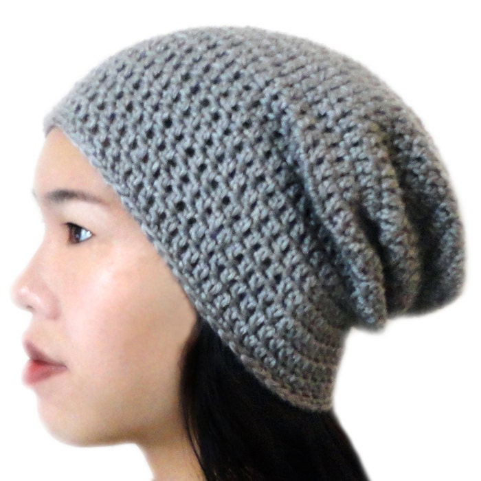 Classic Slouchy Beanie 5 Sizes PDF Crochet Pattern