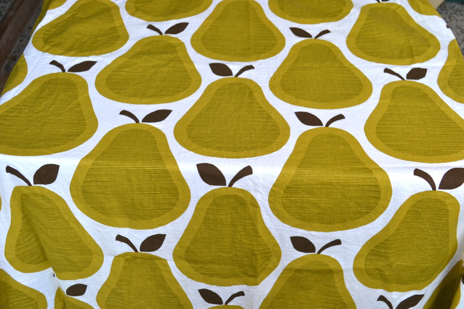 Orla Kiely Pear Fabric 59 x 82 Tablecloth
