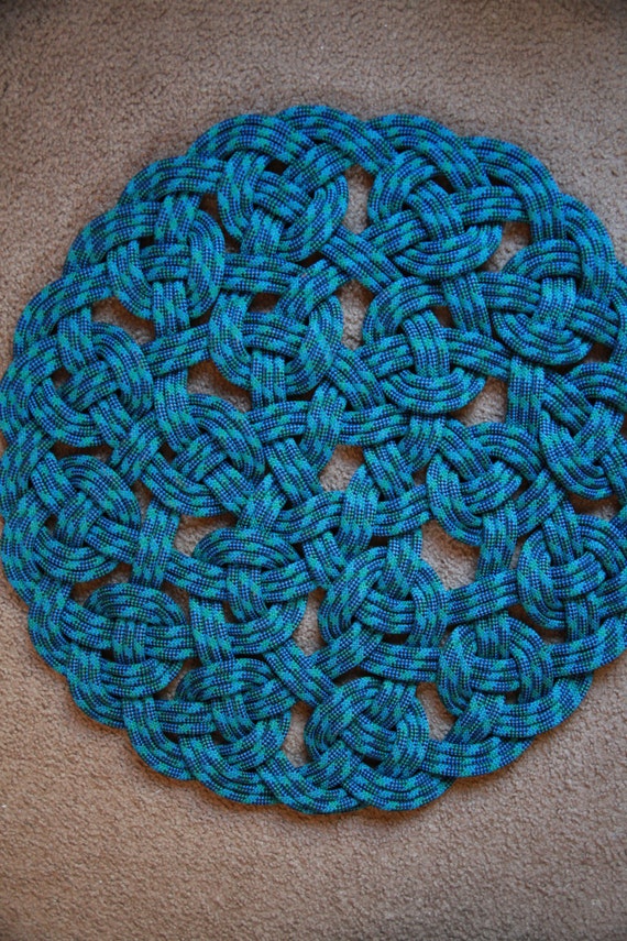 Handwoven Rug Made from YOUR Recycled Climbing Rope