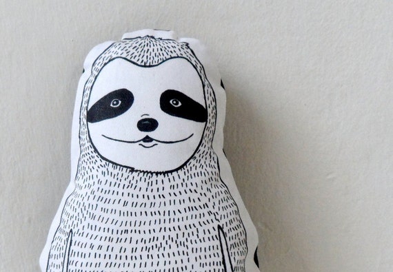 sloth pillow plush