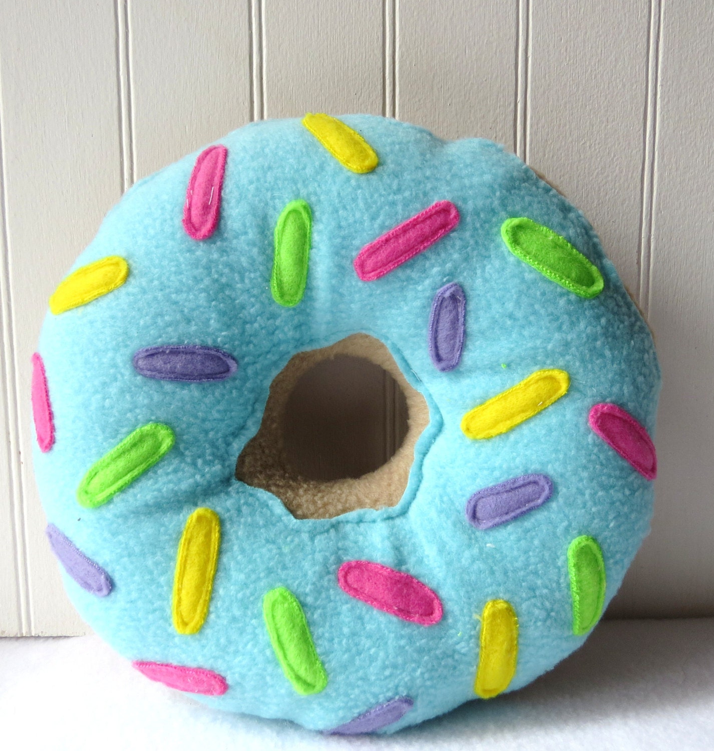 plush donut pillow