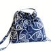Tote bag, navy and white, cross body bag, shoulder bag, tote bag, screen printed leaves, canvas bag, pocket book, medium messenger bag