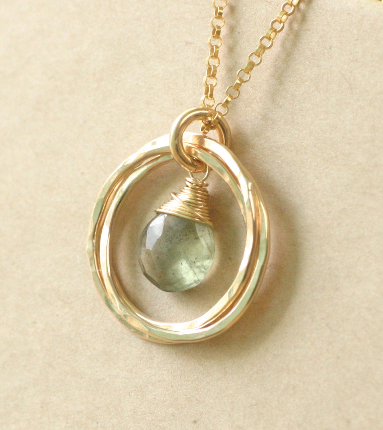 30th birthday gift aquamarine necklace March birthstone