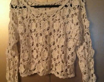 See through sweater | Etsy