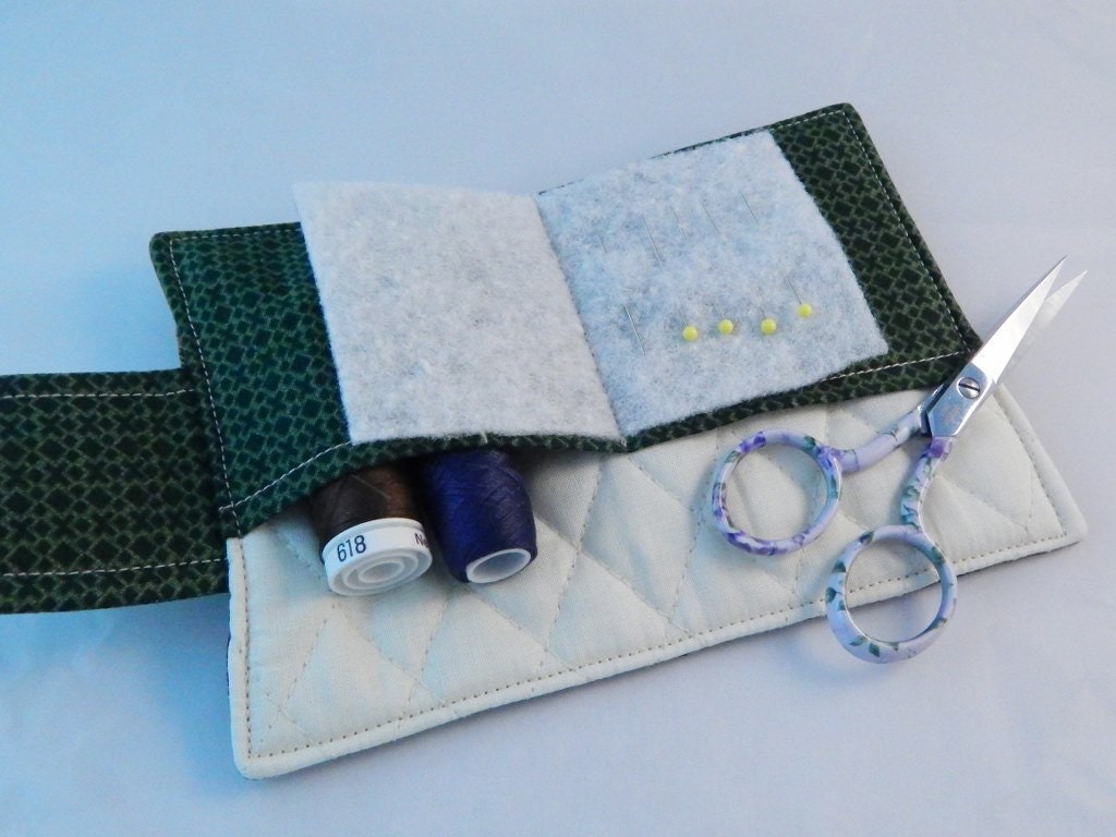 Woodland Sew Case Sewing Kit Travel Sewing Kit Compact Sew