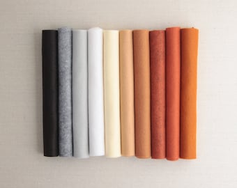 Squishy Cute // Wool Felt for Pattern // Benzie Guest Curator // Merino Wool Sheets, Woodland Creatures, Animal Plushies, DIY Felt Animals