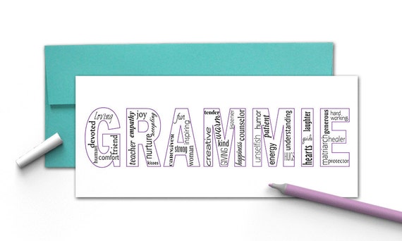 Grandparents Day Grammie Mom Mother Cards Happy
