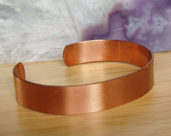 Vintage Solid Copper Cuff Bracelet from the 70's