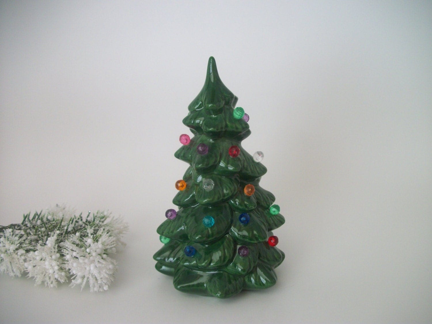 Mini Ceramic Christmas Tree in Green or Your by TLCCeramicsIL