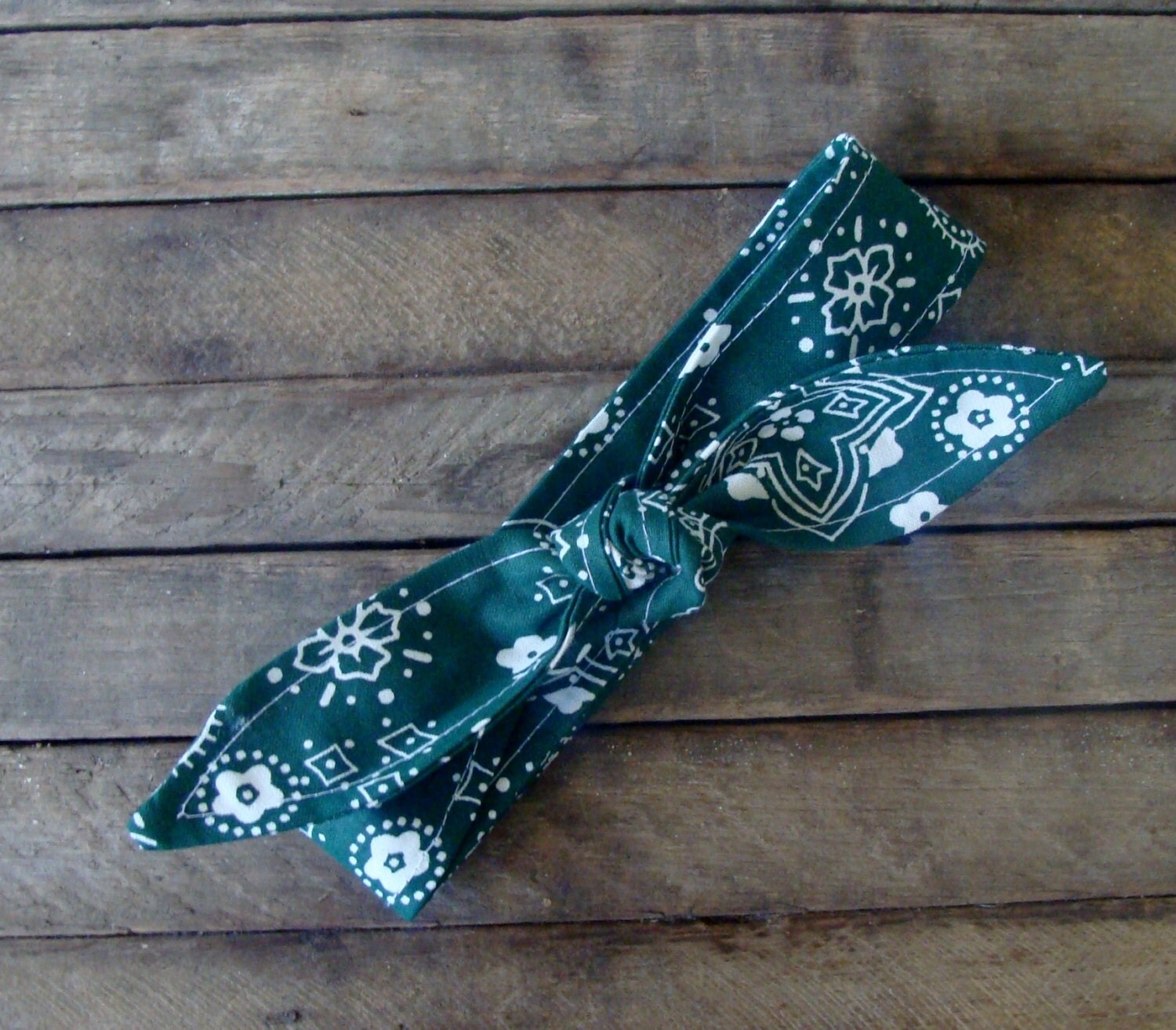 Headbands Hunter Green Bandanna Girls Teen Women Bandana Hair