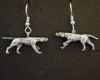 Greyhound In Solid Sterling Silver Leash Pendant - Foto 7