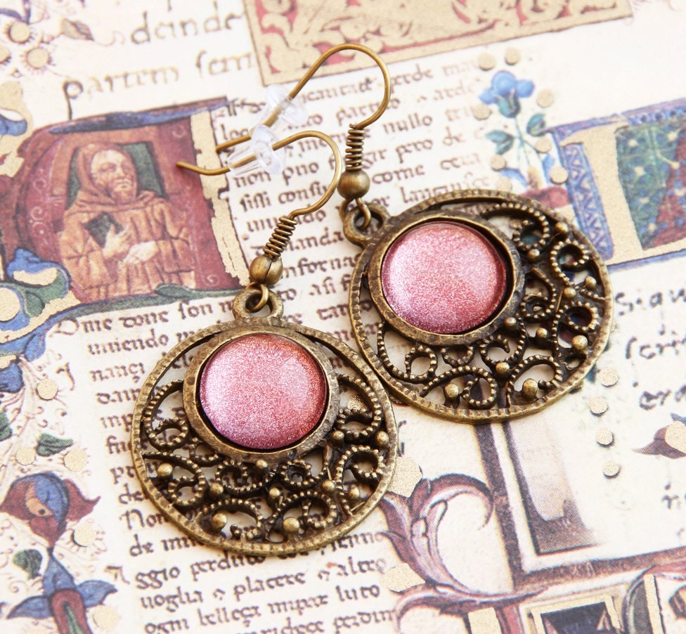 Copper - Oriental Earrings