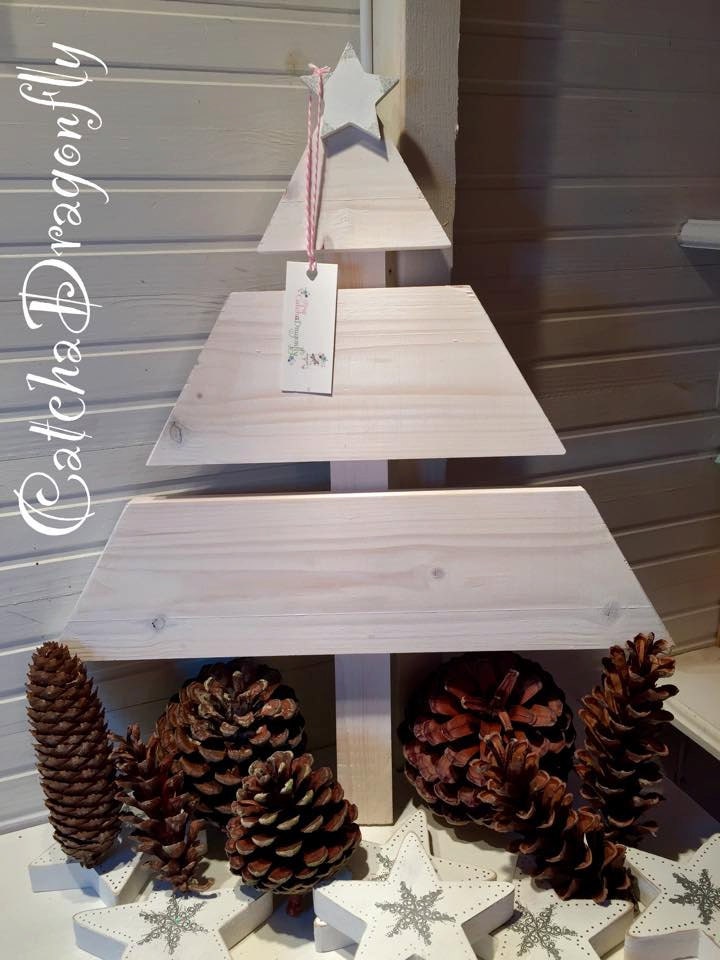 CHRISTMAS Pine Trees ~ Beautiful solid Pine wood . . .