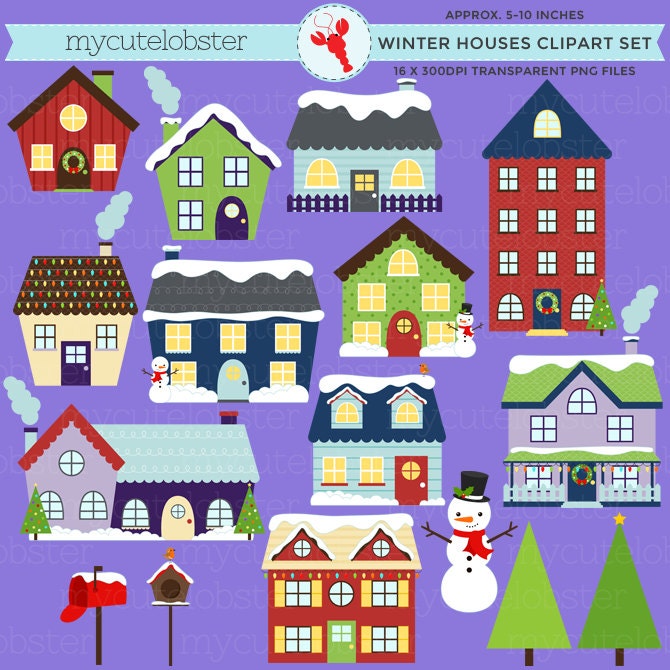 winter house clipart - photo #44