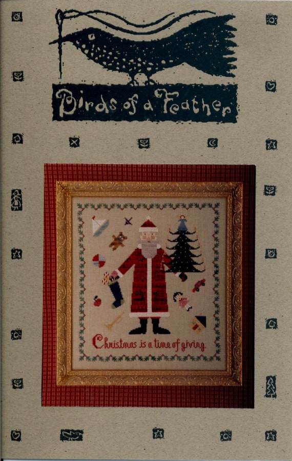 Birds of a Feather St. Nicholas Cross Stitch by TheCrossIBare