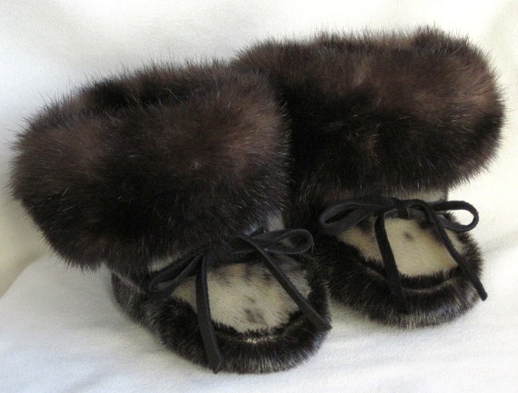 seal skin slippers