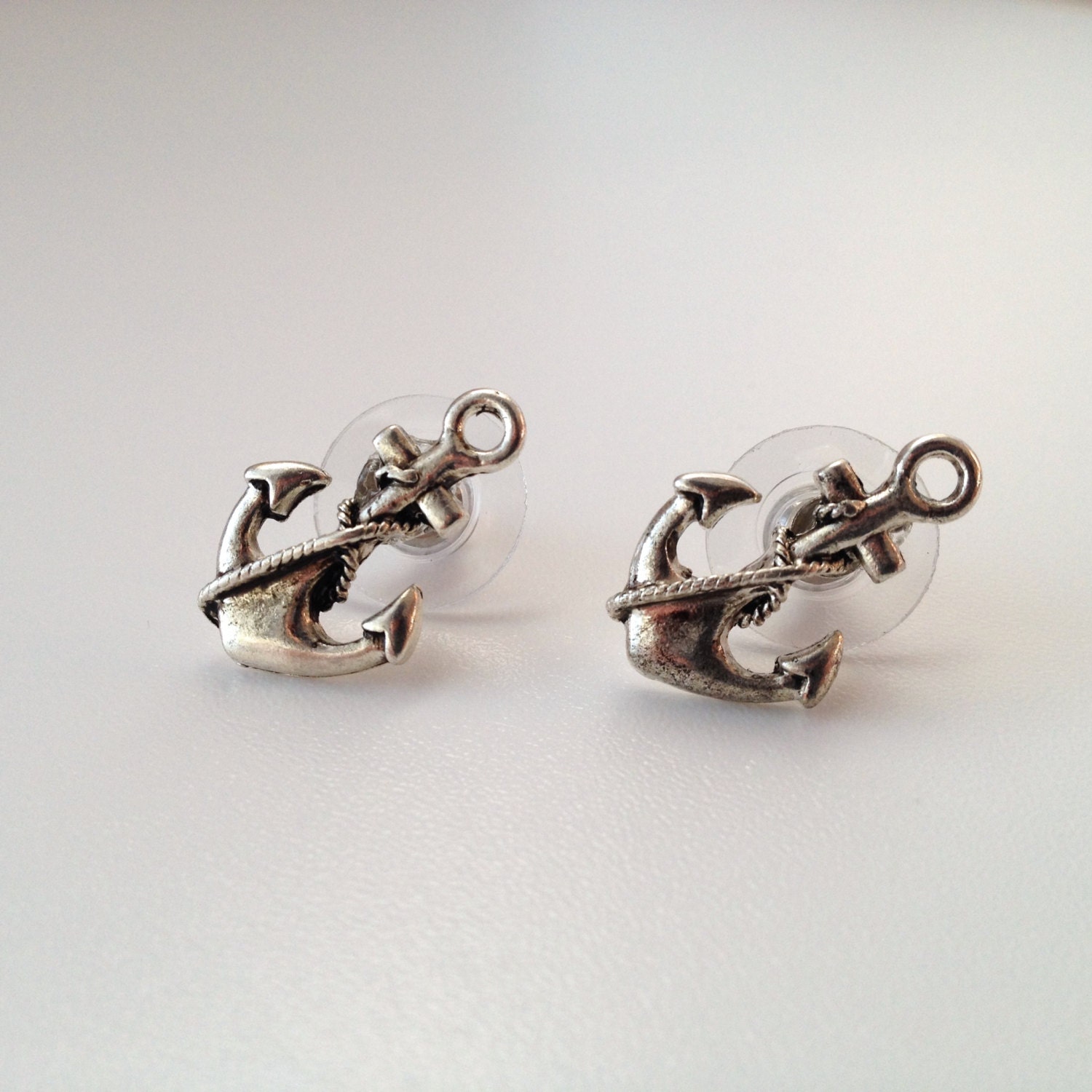 Anchor Earring by on Etsy