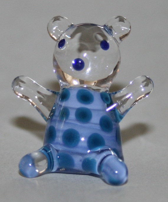 glass teddy bear