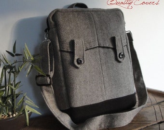 Convertible Laptop Backpack - Messenger Bag - laptop COMPARTMENT- Fully Padded - interior Pockets