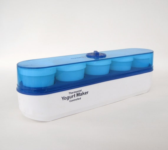 Salton Yogurt Maker w/ Glass Cups YM4 yoghurt thermometer