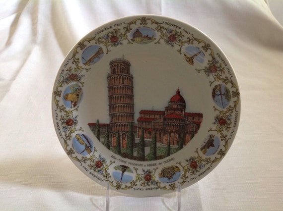 VIntage Italy Souvenir Plate by hazelandlauren on Etsy