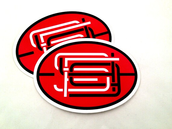 San Francisco 49ers 'SF49' Vinyl Stickers by C2Kdesign on Etsy