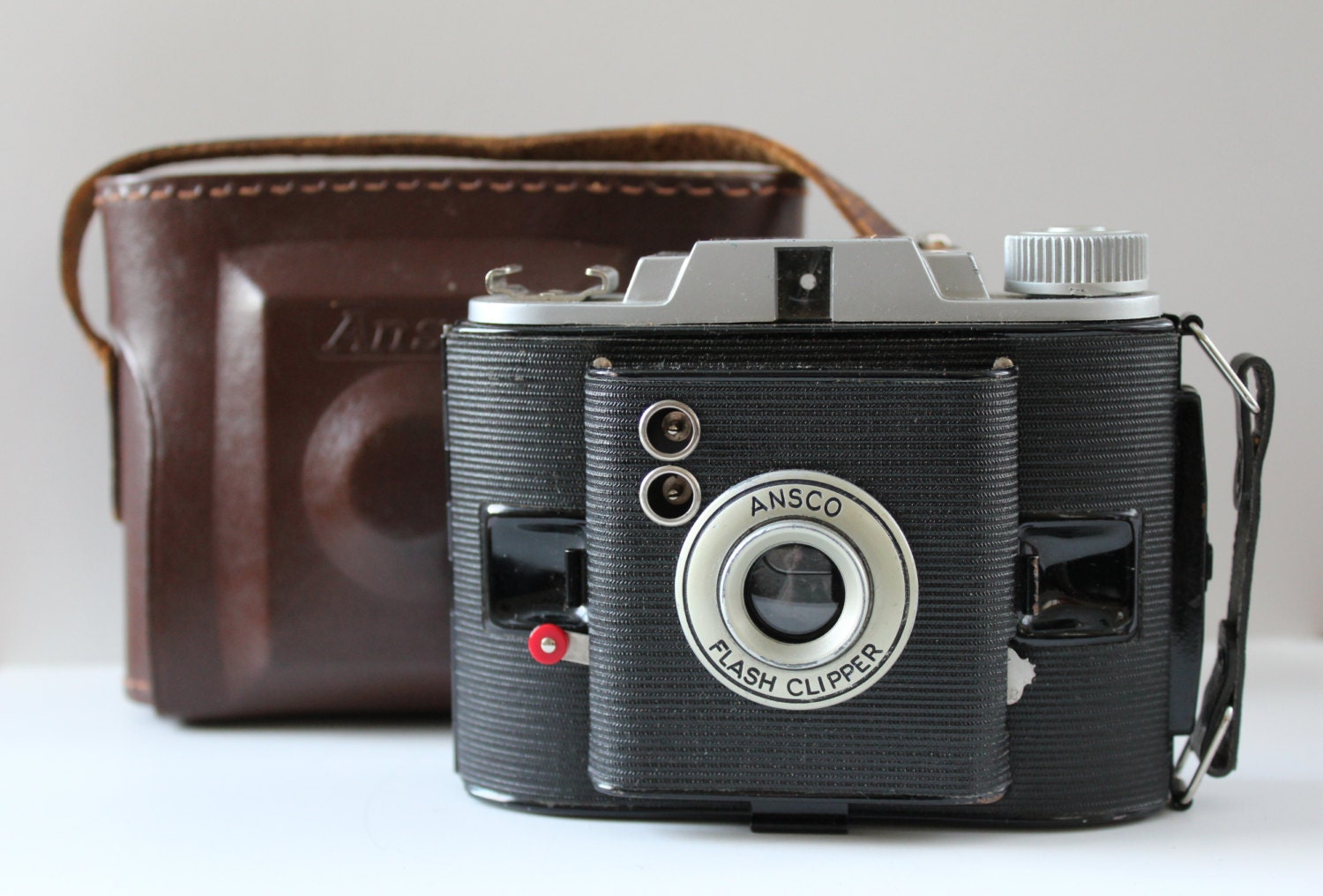 Ansco Flash Clipper Camera with AnscoFlash Type II 1950s Made