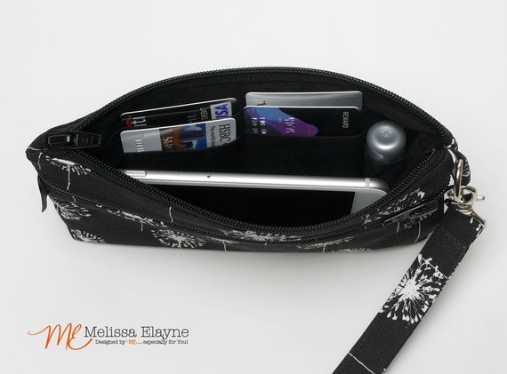 iPhone 6 Plus Galaxy Note Wristlet Clutch, X-Large Wristlet Wallet